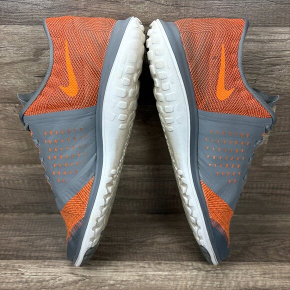 Nike FS Run Lite Run 2 Orange Gray Mens US Size 14 704914-014 Running Shoes - Picture 5 of 9